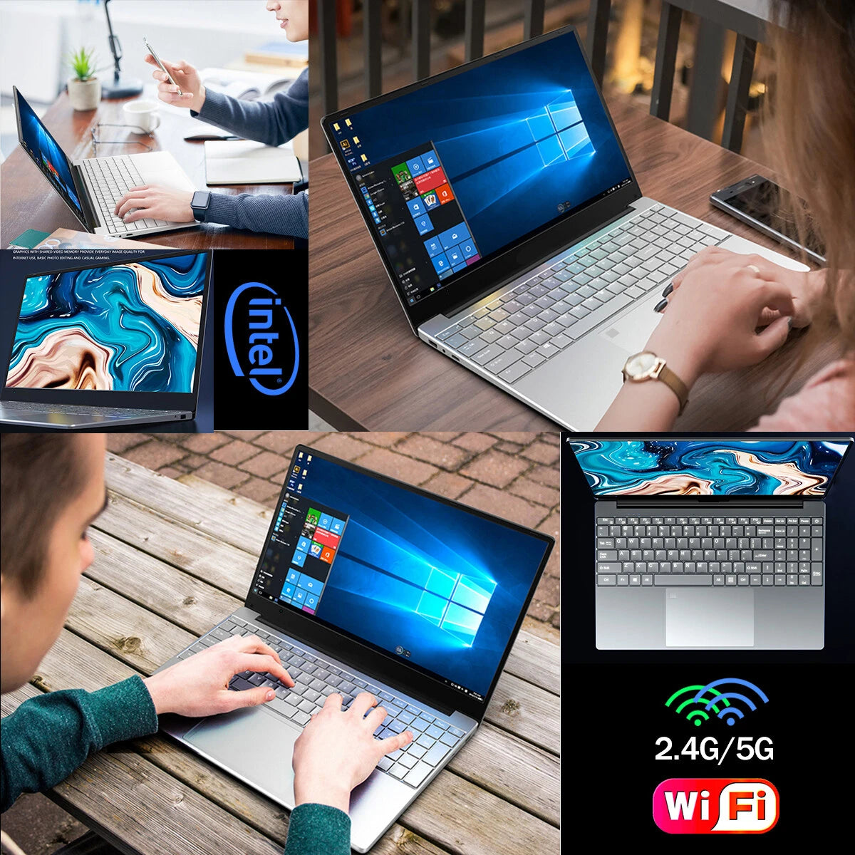 Ultrabook Computer 5G Wifi Bluetooth Cheap Office  Game Laptop