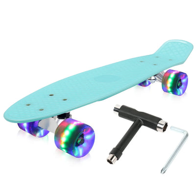 22 Inch Skateboard 4-Wheel Single-Warp