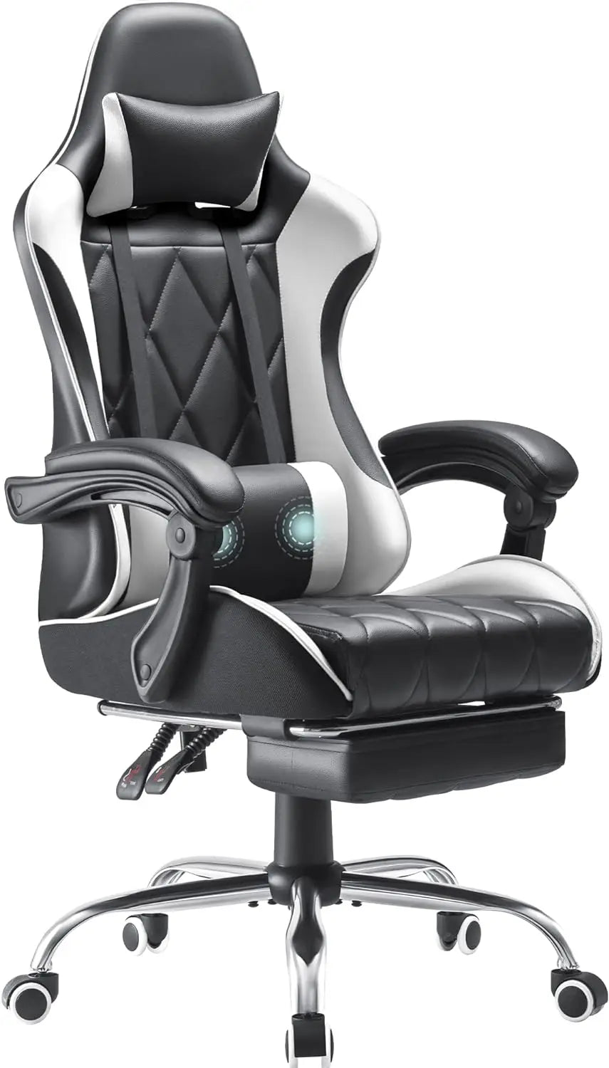 Ergonomic High Back Video Game Chair with Swivel S