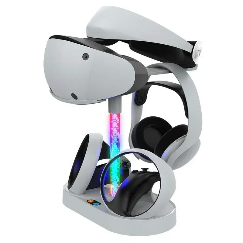 VR2 Dual Controller Magnetic Charging Base With Indicator Light