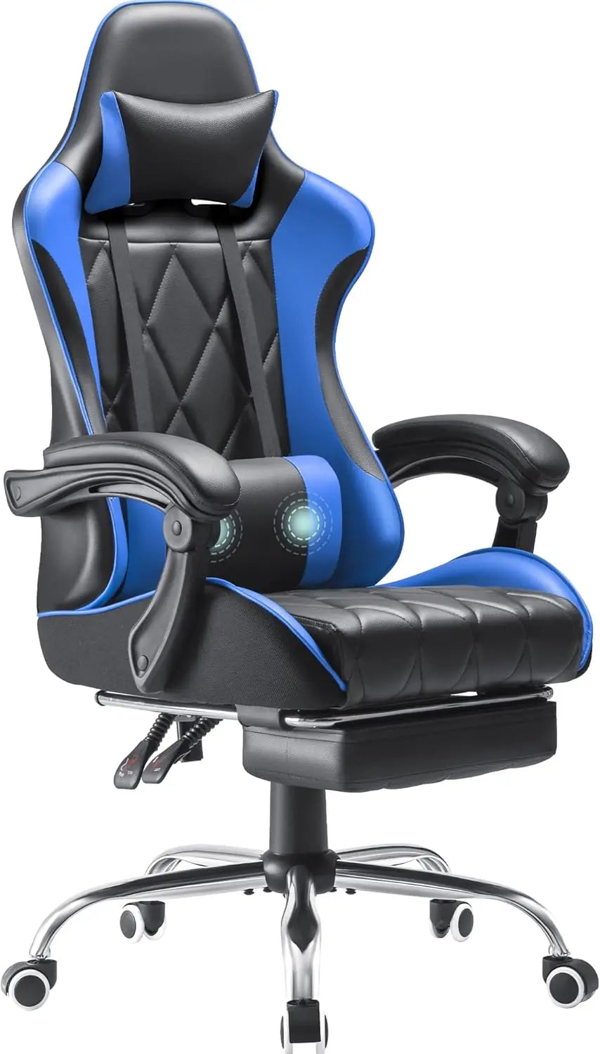 Ergonomic High Back Video Game Chair with Swivel S